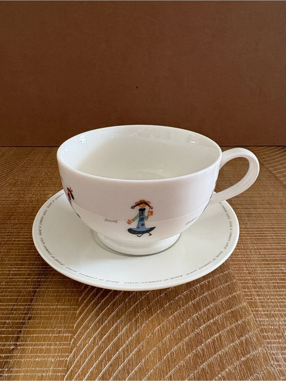 Anne Of Green Gables Canadian World Tea Cup And Saucer Japan